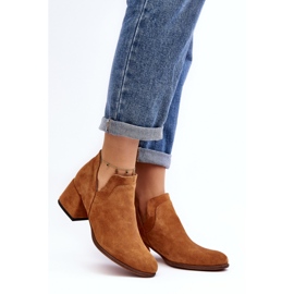 Step in style Botas Modelo Dalros 4175 Camel – Entre com estilo castanho 1