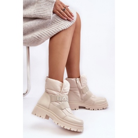 Step in style Botas de neve Modelo Zeva VL225P Bege Claro - Entre com estilo 2