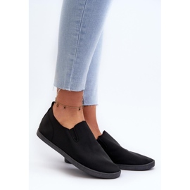 Tênis slip-on feminino preto 1