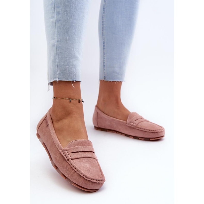 Mocassins femininos Big Star Pink rosa 2