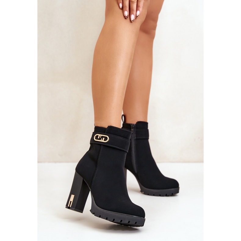 Step in style Botas Modelo Narielis 3089 Pretas – Entre com estilo preto 1