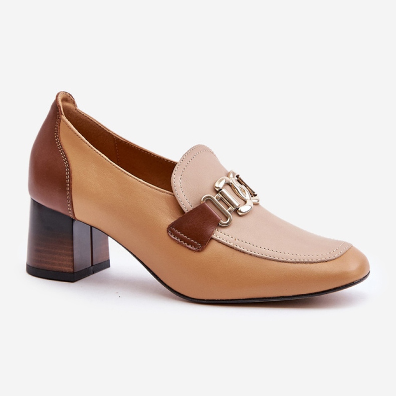 Step in style Scarpin Modelo Laura Messi 2861 Marrom - Entre com estilo 2