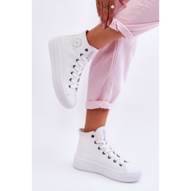 Tênis alto feminino branco Big Star 1