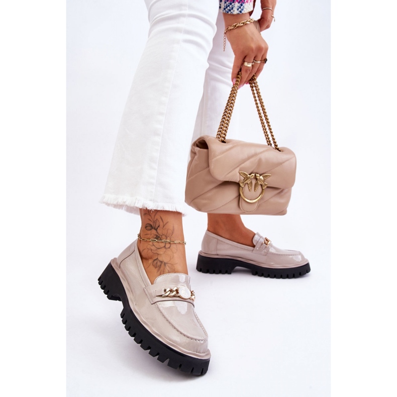 Step in style Mocassins Modelo Ronin MR-X351 Cinza Claro - Entre com estilo 1