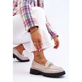 Step in style Mocassins Modelo Ronin MR-X351 Cinza Claro - Entre com estilo 2