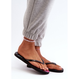 Step in style Sandália flip-flop Modelo 4FRMM00FFLIF138-90S Multicolor - Entre com estilo preto 1