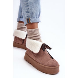 Step in style Botas de neve Modelo Olimuka VL212P Bege - Entre com estilo 1
