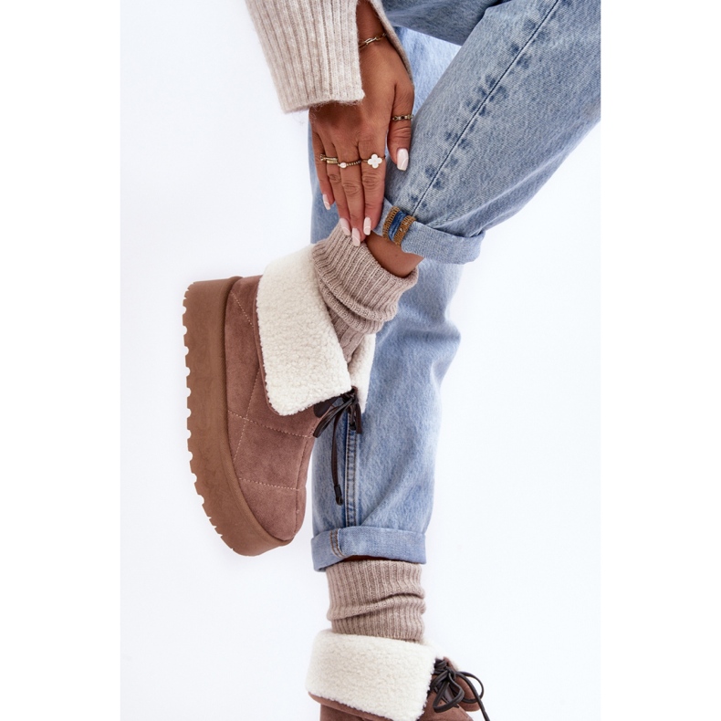 Step in style Botas de neve Modelo Olimuka VL212P Bege - Entre com estilo 2