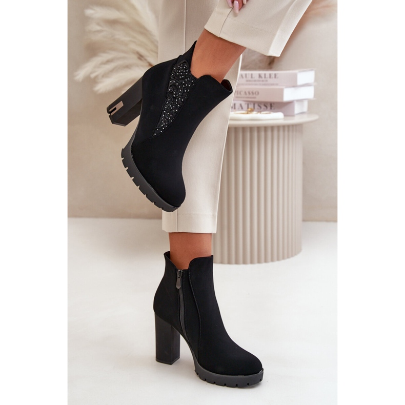 Step in style Botas Modelo Verissae NS329P Pretas - Entre com estilo preto 1
