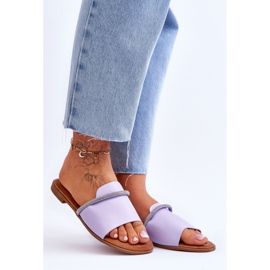 Step in style Sandália Chinelo Modelo Termen W-78 Violeta - Entre com estilo roxo 1