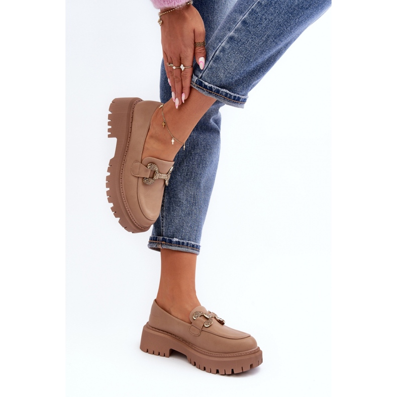 Step in style Mocassins Modelo Gargi H8-309 Bege Escuro - Entre com estilo 2 Step in style Mocassins Modelo Gargi H8-309 Bege Escuro - Entre com estilo 2