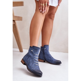 Step in style Botas Modelo Labise ASA62-16 Azul - Entre com estilo 1