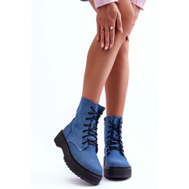 Step in style Botas de trabalho modelo Teflorna CLS-270 Azul - Entre com estilo 2