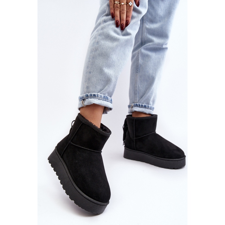 Step in style Botas de neve Modelo Lirico 20222-4A Pretas - Entre com estilo preto 2