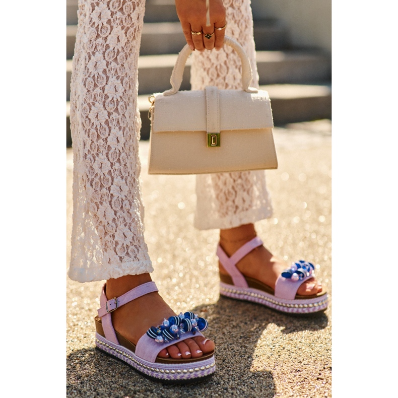 Step in style Sandálias Modelo S.Barski HY056 Violeta - Entre com estilo tolet 1