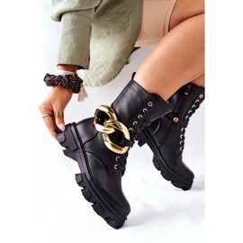 Botas Jensen Trapper Modelo L13107-8 Blk Preto - Step in style 2