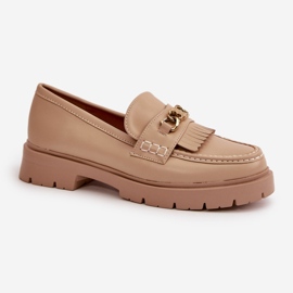 Step in style Mocassins Modelo Zanita GQ8-010 Bege - Entre com estilo 2
