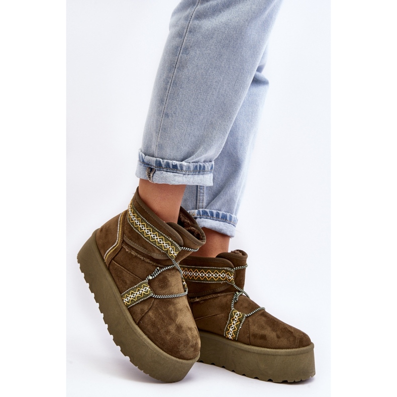 Step in style Botas de neve Modelo Milson AA-21 Verde - Entre com estilo 1