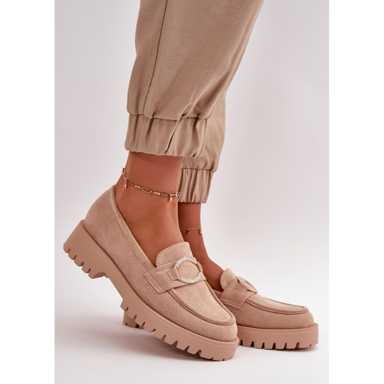 Step in style Mocassins Modelo Avellina 2305 Bege – Entre com estilo 1