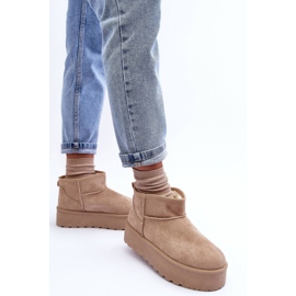 Step in style Botas de neve Modelo Corcoran 2818 Bege - Entre com estilo 1