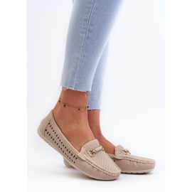 Step in style Mocassins Modelo Kaydance VG251 Bege - Entre com estilo 1