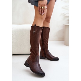 Step in style Botas Modelo Ivasira ASA198-22 Marrom - Entre com estilo castanho 1