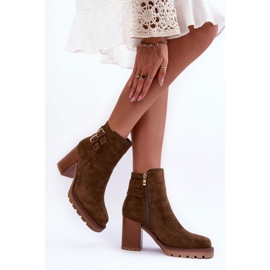 Botas Modelo Makeline H8-526 Olive Suede - Step in style verde 2 Botas Modelo Makeline H8-526 Olive Suede - Step in style verde 2