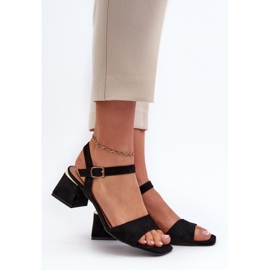 Step in style Sandálias Modelo Leisha LT33-10 Pretas - Entre com estilo preto 1