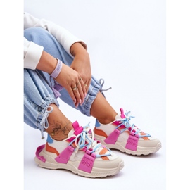 Step in style Calçado Esportivo Modelo Chillout! BL357P Bege/Rosa - Entre com estilo 2