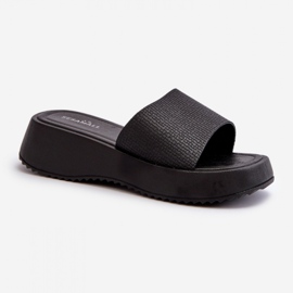 Step in style Sandália Chinelo Modelo Vimarils 695-01 Preta - Entre com estilo preto 2