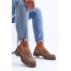 Step in style Sapatos Modelo Rosefalls 20153 Camurça Bege Escuro - Entre com estilo 2