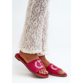 Step in style Chinelos Sandália Modelo S.Barski KV27-052 Fúcsia - Entre com estilo rosa 1