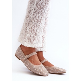 Step in style Sapatilhas Modelo Tinara T613P Bege - Entre com estilo 1