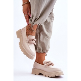 Step in style Mocassins Modelo Big Star LL274581 Bege - Entre com estilo 1