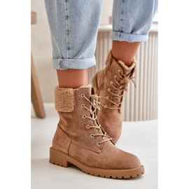 Step in style Modelo Operário Mivael QT86 Marrom - Entre com estilo 1