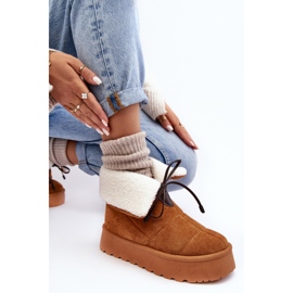 Step in style Botas de neve Modelo Olimuka VL212P Camel - Entre com estilo marrom 1