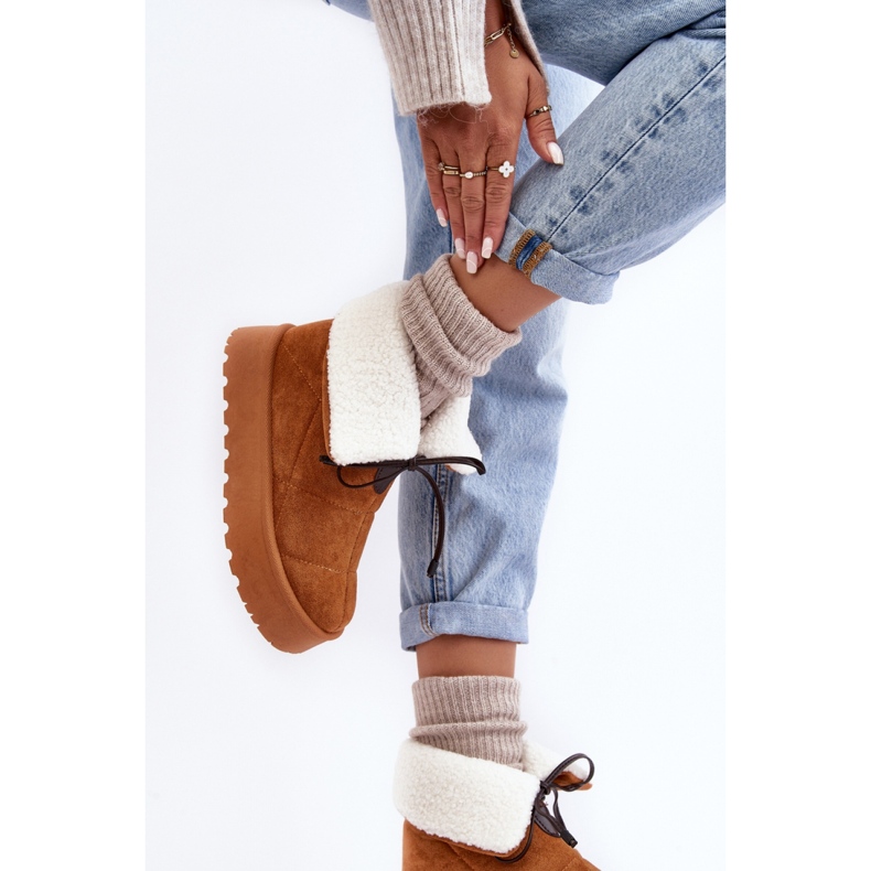 Step in style Botas de neve Modelo Olimuka VL212P Camel - Entre com estilo marrom 2