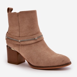 Step in style Botas Modelo Hanalen NS356 Bege - Entre com estilo 2