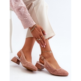 Step in style Bombas Modelo Gemifa RMR2263-4 rosa - Entre com estilo 1