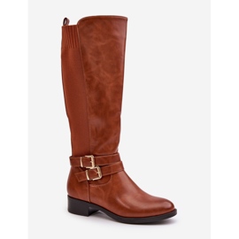 Step in style Botas Modelo Lotina CHC316 Camelo - Entre com estilo castanho 2