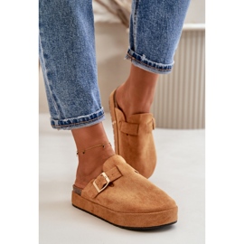 Step in style Chinelos Modelo Terilain TL8-123 Camelo - Entre com estilo castanho 1