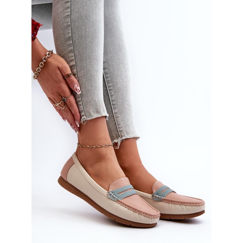 Step in style Mocassins Modelo Vikitara 833957 Rosa – Entre com estilo 1