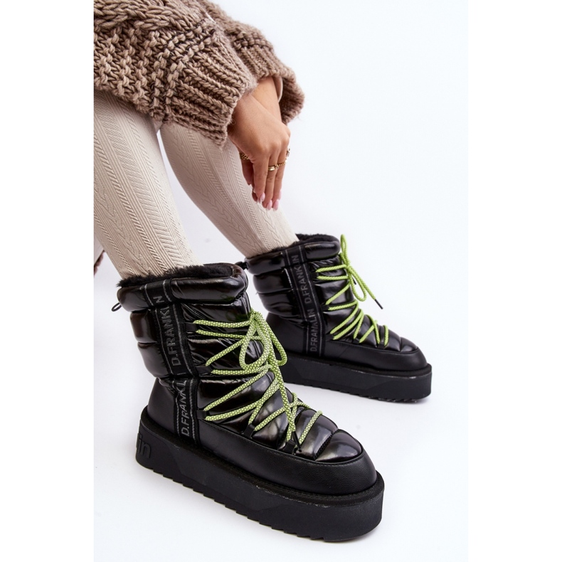 Step in style Botas de neve Modelo D.Franklin DFSH371007 Pretas - Entre com estilo preto 1