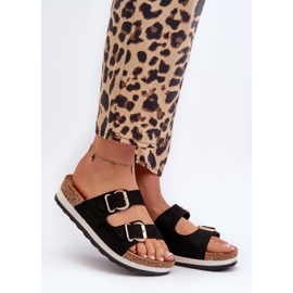 Step in style Sandália Chinelo Modelo Ursila 24DZ21-7225 Preta - Entre com estilo preto 1