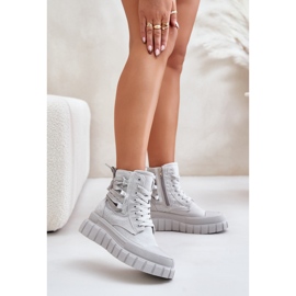 Step in style Tênis Modelo Zaidria EV-337 Cinza – Entre com estilo 1