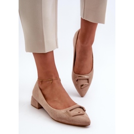 Step in style Bombas Modelo S.Barski KV27-034 Bege - Entre com estilo 2