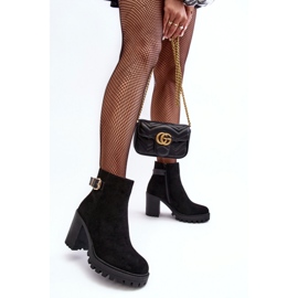 Step in style Botas Modelo Menoria DA108P Pretas - Entre com estilo preto 1