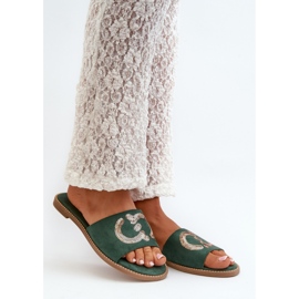Step in style Chinelos Sandália Modelo S.Barski KV27-052 Verde - Entre com estilo 1 Step in style Chinelos Sandália Modelo S.Barski KV27-052 Verde - Entre com estilo 1
