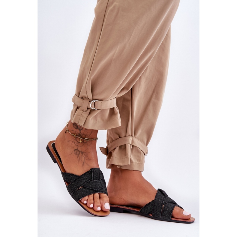 Step in style Chinelo Sandália Modelo Aversa W-112 Preta - Entre com estilo preto 2 Step in style Chinelo Sandália Modelo Aversa W-112 Preta - Entre com estilo preto 2