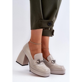 Step in style Sapatos Modelo Da MR38-906 Cinza - Entre com estilo 1
